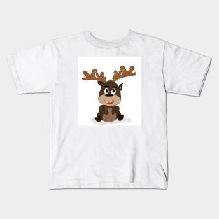 Christmas Reindeer Kids T-Shirt